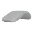 Microsoft Surface Arc Mouse Souris optique 2 boutons sans fil Bluetooth 4.0 gris clair pour Surface Laptop-1