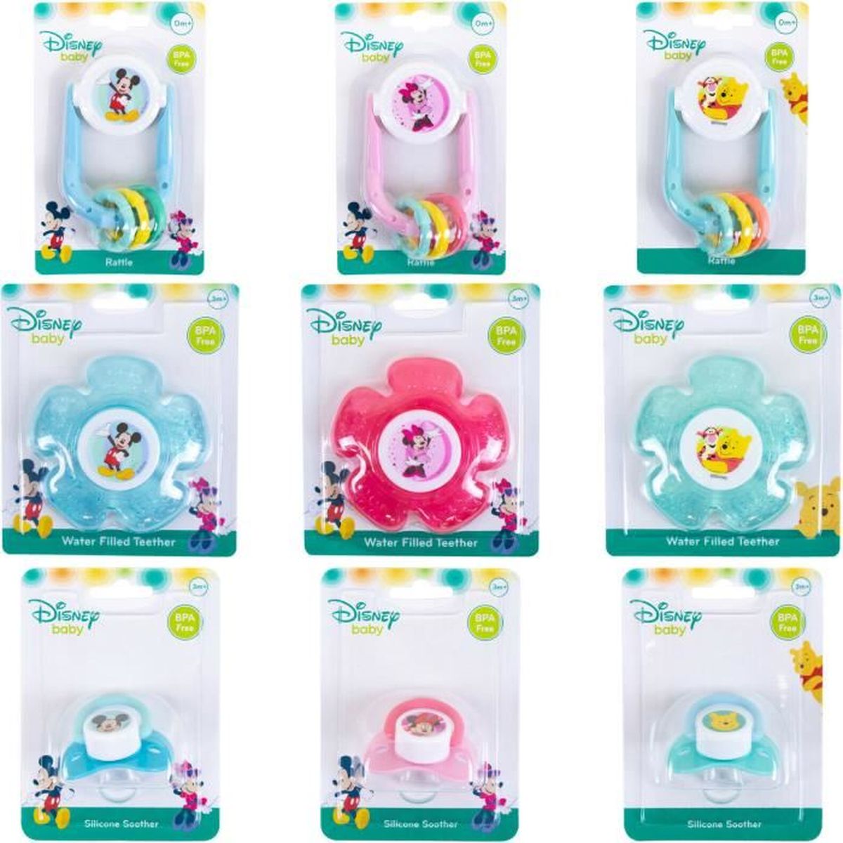 Disney Anneau De Dentition Rempli Deau Anneaux De Dentition Sucettes Et Anneaux De Dentition Bebe Puericulture