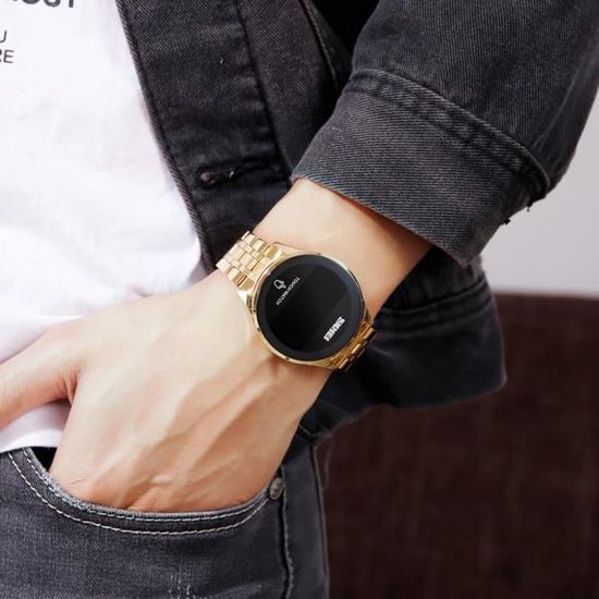 Gris Montres-bracelets électroniques Pour Enfants, LED, Noir, Bracelet - Foto 2