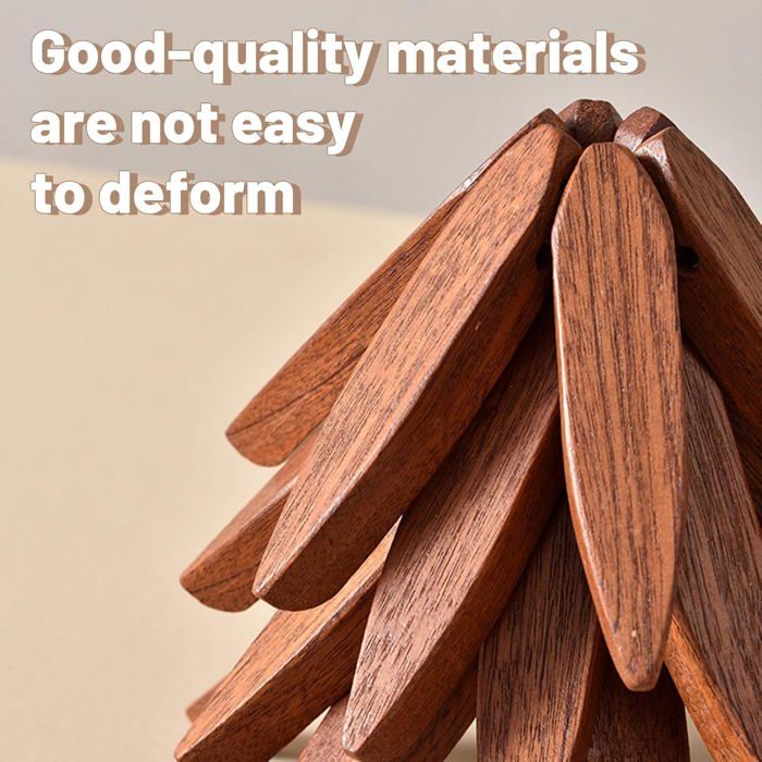 Lot De 4 Dessous De Plat En Bois Pour Plats Chauds, Dessous De Plat