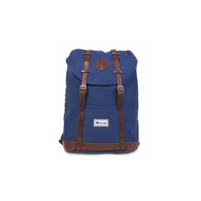Sac à Dos Vintage Wilderness Experience - Bleu - Marque Japonaise - Occasion Très Bon état