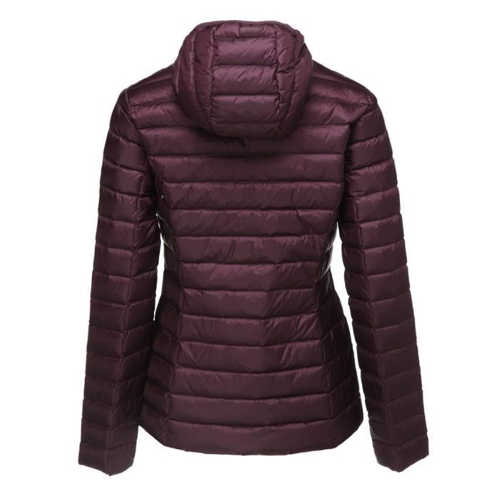 JOTT Doudoune a Capuche Cloe Aubergine Femme Violet Cdiscount Pret a Porter