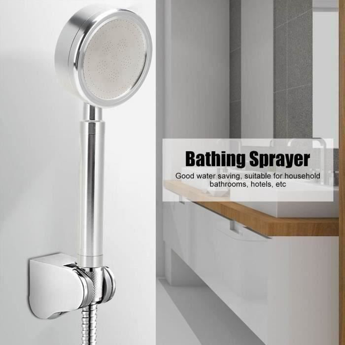 Pommeau de douche douchette à main G1-2 chrome avec 10 modes pulvérisation  d'eau pour salle de bain - Cdiscount Bricolage