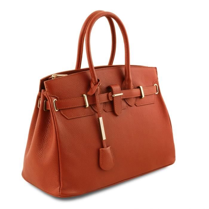 Tuscany Leather TL Bag Sac main pour femme avec finitions