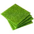 Mini pelouse artificielle - Simulation micro paysage - Pelouse artificielle - Décoration miniature - Pour jardin - Taille : 15 x 15-2