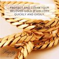 Chamoisine - chiffon nettoyant pour bijoux en or - Gold cloth-2