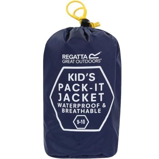 Veste Imperméable Regatta Pack It III - Coupe-vent, Respirante, 5000 Schmerber - Pour Randonnée Et Extérieur - Taille Mixte