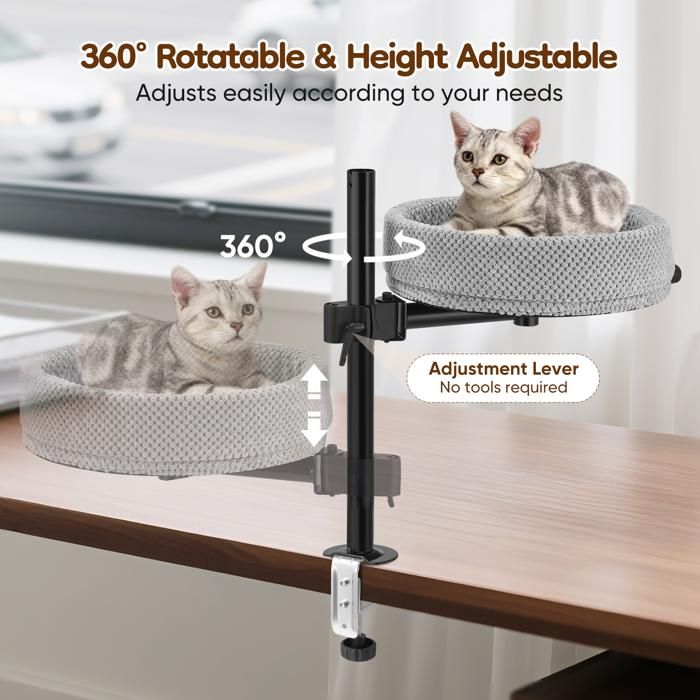 Letto per Gatti Pieghevole Con Un Clic, Design Incassato E Salvaspazio, Letto Se