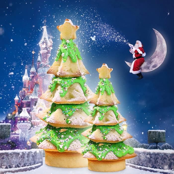 Moule Réutilisable En Polycarbonate En Forme De Sapin De Noël - Pour Chocolat, Résine, Argile, Décoration DIY