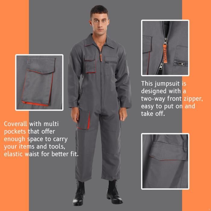 Portwest TX52 Combinaison De Travail Haute Visibilité Dijon – Homme, Ultra Résistante & Multi-Poches