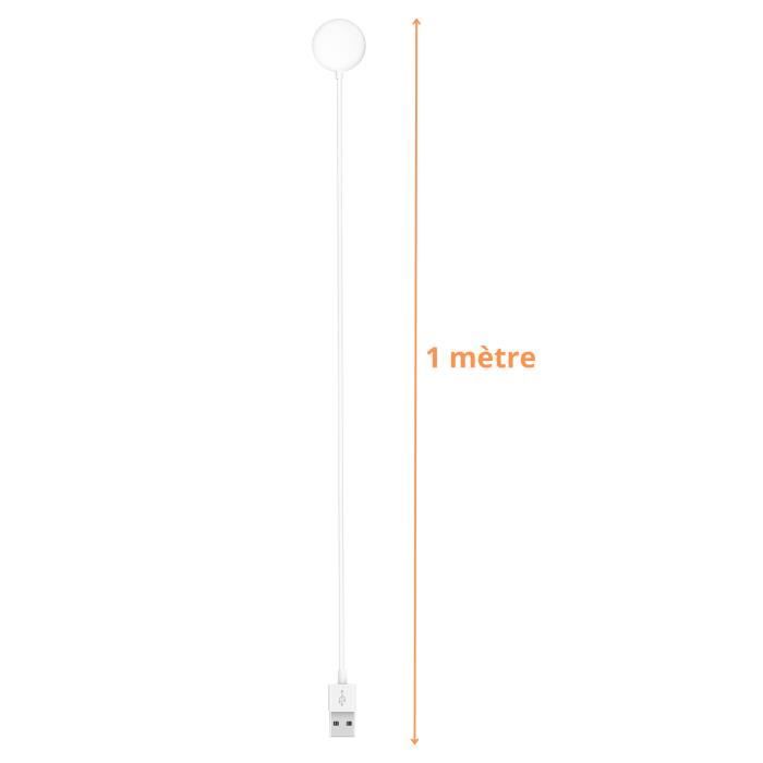 Station De Charge Compatible Avec Google Watch Pixel 2/Pixel Watch 3, Câble De 3,3 M, Câble De Type C, Câble De Rechange Pour Fitbit Versa 4/Versa