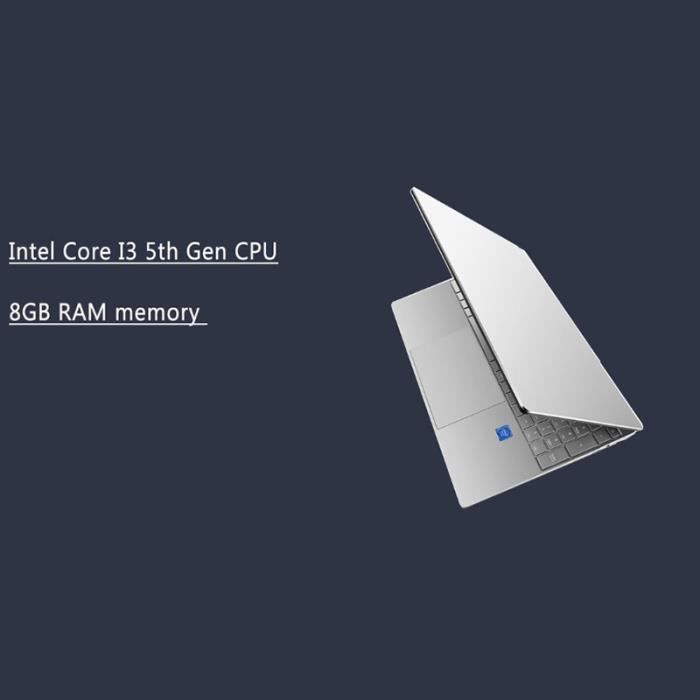 15.6 Pouces 8G RAM SSD Ordinateur Portable pour2