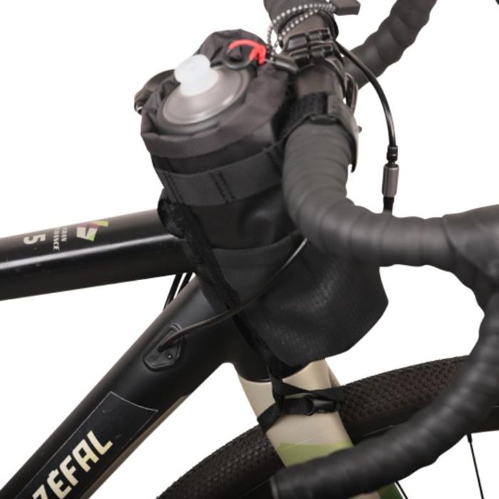 Sacoche de guidon vélo Zefal Adventure Noir 1,1 L Bandes