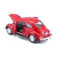 Voiture miniature - MAISTO - Volkswagen Coccinelle 1/24ème - En métal - Rouge - Garçon-3