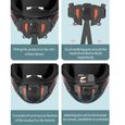 Support de fixation de caméra de sport pour casque de moto HB042-3