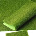 Mini pelouse artificielle - Simulation micro paysage - Pelouse artificielle - Décoration miniature - Pour jardin - Taille : 15 x 15-3