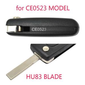 Kit Complet Télécommande Clé Peugeot Partner - Coque + Interrupteur + Pile Neuve