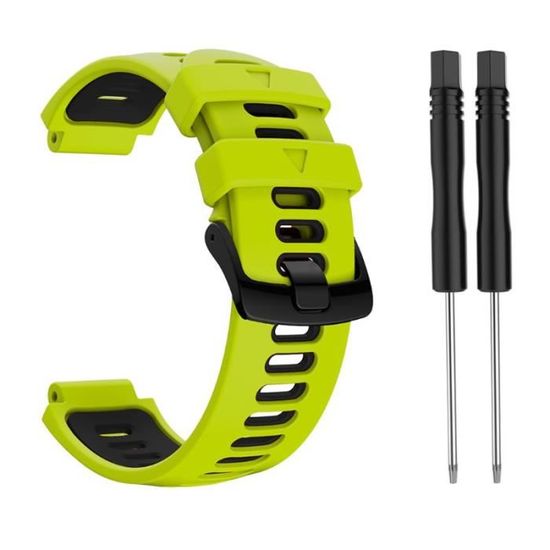 1 Bracelet exterieur de remplacement en acier boucle Bracelet en Silicone pour garmin forerunner 735xt 220 230 235 620 630 pour mon Achat vente bracelet de montre Resine Cdiscount