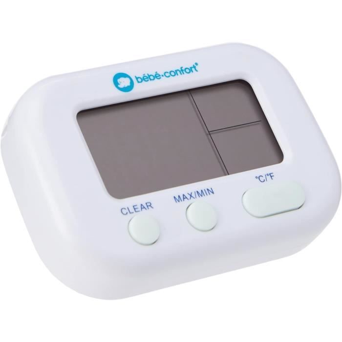 Thermomètre-hygromètre Miniature - Lot De 3 - Précision Température & Humidité - Pour Chambre, Bureau, Serre, Voiture - Portable Et Discret - 5