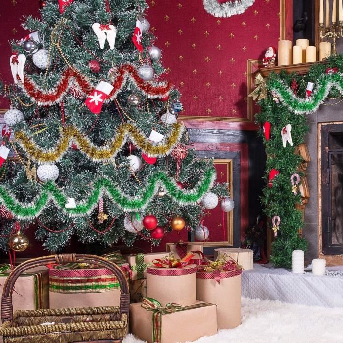 Guirlandes Lumineuses à Ruban, 5M Guirlande Lumineuse Sapin Noel, Noël Décoration De Guirlande Lumineuse Pour Noël, Fête, Décoration De Mariage, Décoration Intérieure Extérieure (OR