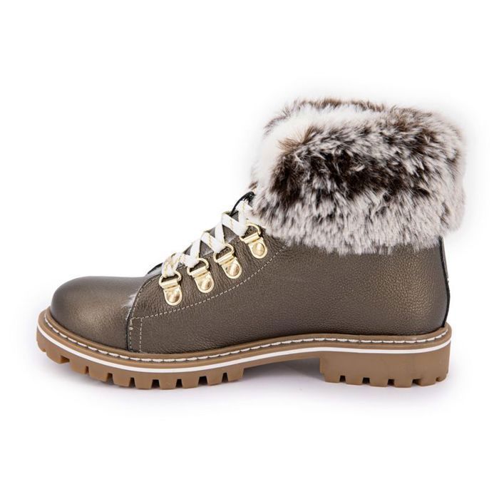 Bottine Femme Les Tropeziennes Lacen Blanc Cuir et Fausse