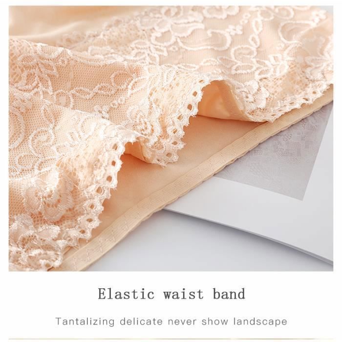 Sous-vêtements En Coton Taille Haute Pour Femmes - Culottes