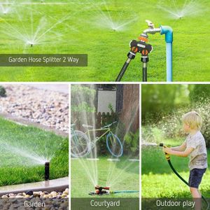 MKNZOME Séparateur De Tuyau à 3 Voies, Distributeur D'eau Avec Robinet