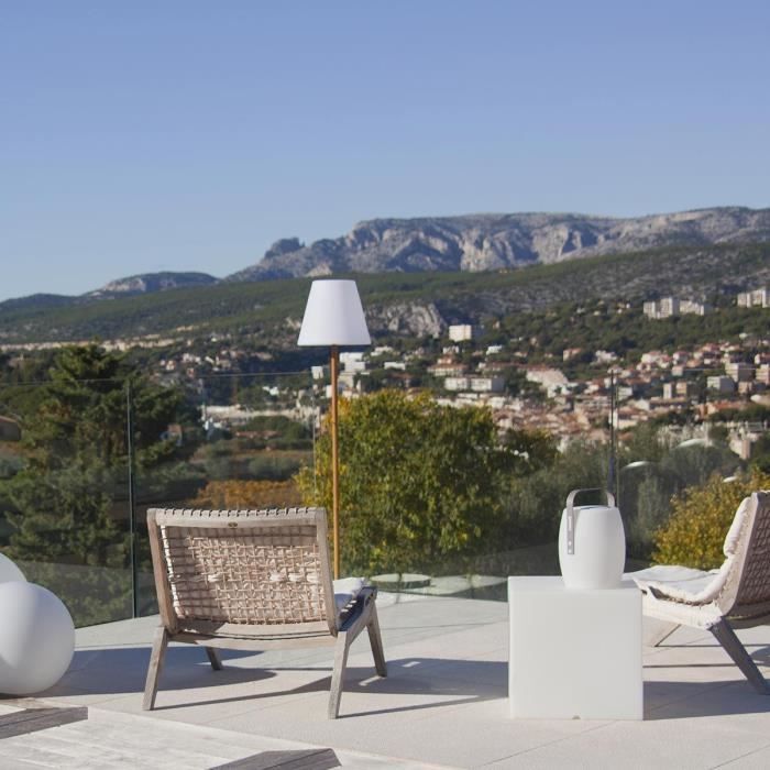 Lampadaire Solaire D'Extérieur Avec Charge Solaire 2 En 1 Et Chargement