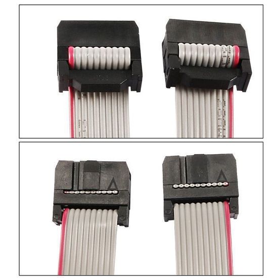 Connecteurs IDC 10 Broches Lot De 50 - Pas 2,54 Mm, Femelle, Pour Câblage, Projets Électroniques, Arduino, Raspberry Pi