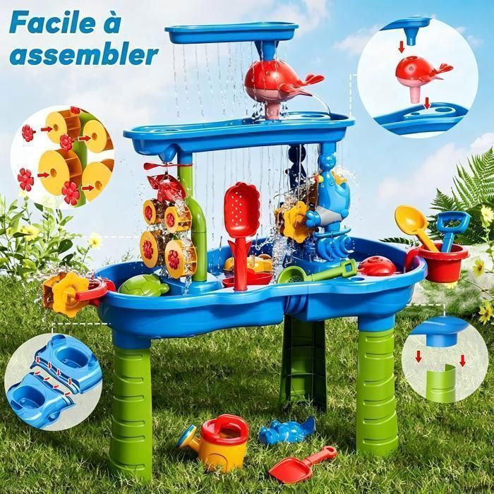 Table De Jeu Sable Et Eau Step2 Naturally Playful Avec Parasol & Kit D’Accessoires | Jeux De - 9
