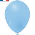 Ballon bleu pâle en latex naturel de fabrication française de 15 cm (x25) REF/44270-0