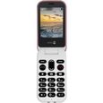 DORO 6040 Téléphone mobile - Double SIM - GSM - 320 x 240 pixels - 2 MP - Rouge-0