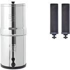 BERKEY SYSTEMS Travel Berkey® 5.6 Litres - Filtre à eau Alimenté par gravité avec 2 éléments de purification Black Berkey®