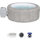 Spa gonflable BESTWAY - Lay-Z-Spa Zurich - 120 airjets - 180 x 66 cm - 4 places - Rond (couverture, cartouche, diffuseur)