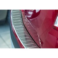 Inox plaques de seuil et protection de pare-chocs adapté pour Opel Mokka X année 2016- [Argent brossé]