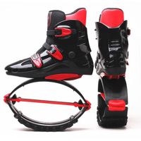 Chaussures de saut Kangourous - CHIGOODS - Bounce 42-44 Noir + Rouge - Intérieur Mixte