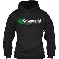 Sweats à capuche imprimés 3D - Kawasaki - Homme - Manches longues - Noir