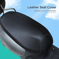 Housse de siège de moto universelle XXL-isolation solaire-protecteur de coussin de siège-Pour motos, vélos, scooters-Noir