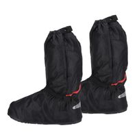 VGEBY couvre-chaussures pour bottes de pluie Couvre-chaussures imperméables en tissu Oxford Couvre-chaussures longues