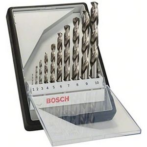 Bosch 2609255088 Foret à métaux rectifié HSS-TiN DIN 338 Longueur 34 mm Diamètre 1 mm 