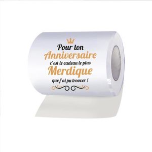 Cadeau humour: Papier toilette cadeau de merde REF/PQ16