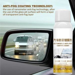 Film de verre de fenêtre de voiture Agent de revêtement antibuée Déperlant  Spray imperméable avec serviette pour pare-brise automatique rétroviseur