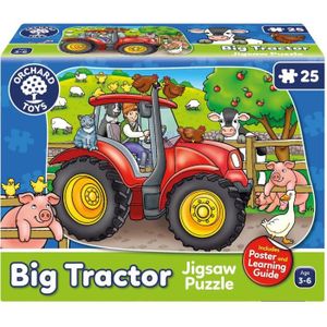 PUZZLE Le tracteur - Puzzle - ORCHARD