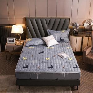 PMP Set de Alèse Polyuréthane Drap Housse Lilas 60 x 120 cm 