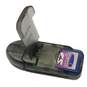 LECTEUR DE CARTE EXT. Lecteur de Carte SD HC Noir Format Clé USB