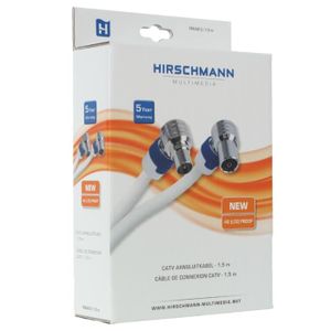 Fiche Femelle DIN Noir Hama 42631 Adaptateur dantenne Fiche M/âle Hirschmann Plus