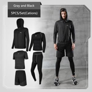 COMBINAISON DE COMPRESSION Ensemble Compression Homme Tenue Sport Fitness Vêt