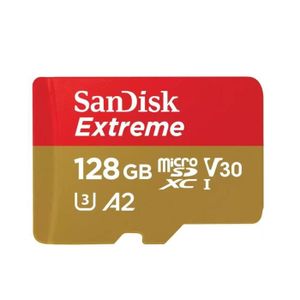 CARTE MÉMOIRE SanDisk Extreme carte mémoire Micro SDXC 128 Go A2