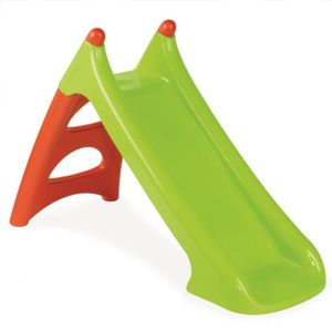 TOBOGGAN Toboggan XS - SMOBY - Glisse de 90 cm - Vert et Orange - Mixte - Intérieur