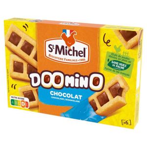 MARBRE & BROWNIE LOT DE 6 - ST MICHEL - Doomino Chocolat - Gâteaux pockets - boite de 180 g